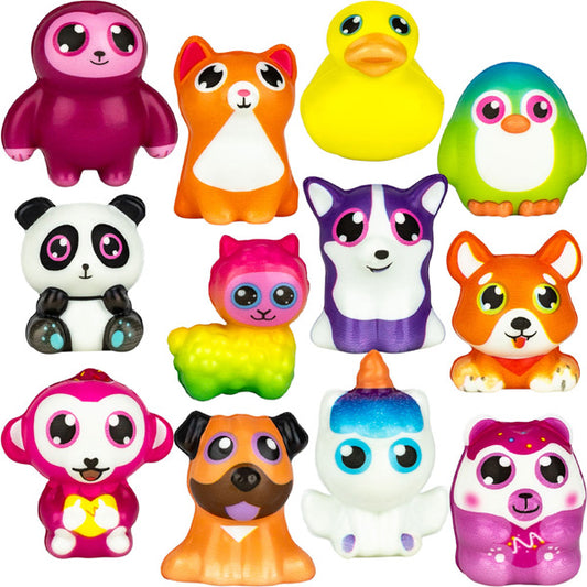 Squishy Big Eye Animal in 2in Capsule (250pcs)