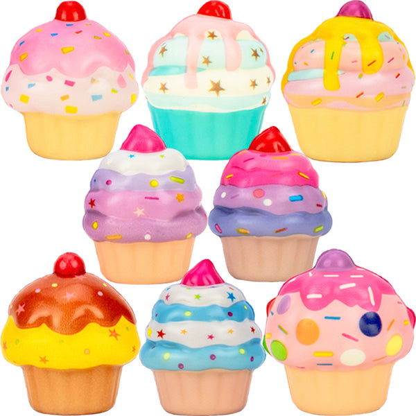Squishy Cupcake Toys in Bulk Bag (100pcs)