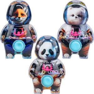 Outer Space Animal Water Game 5in Asst (24pcs)
