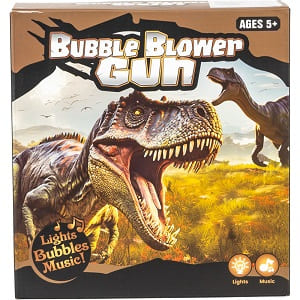 Deluxe Powerful Light Up Dinosaur Bubble Shooter (1ct.)