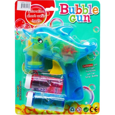 B/O Friction Action Light Up Dolphin Bubble Shooter (1ct.)