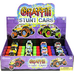 Graffiti Stunt Car 3.5in Asst (12pcs)