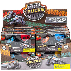Mini Truck with Launch Key 1.25in Asst (12pcs)