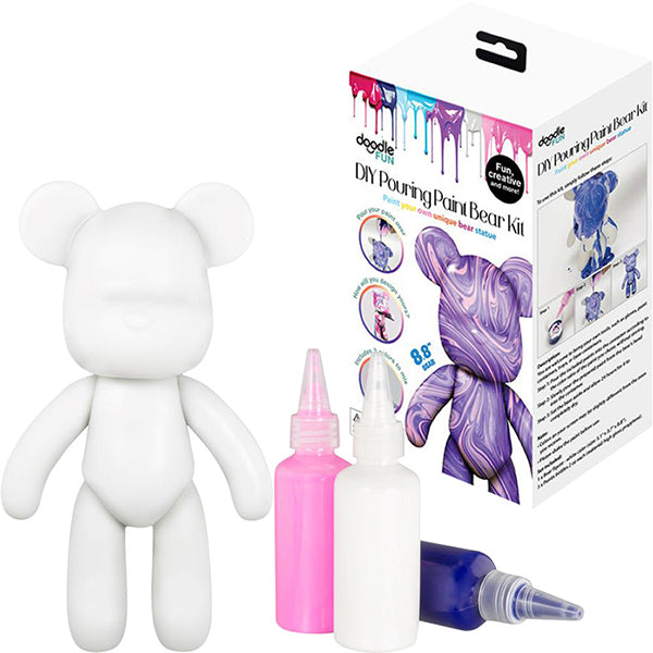 DIY Pouring Paint Bear Kit