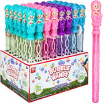 Mermaid Bubble Wand 15in (48pcs)