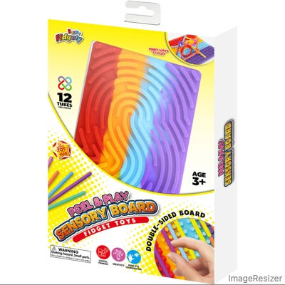 Tubular Sensory Board Rectangle Shape Color Activity Kit (1ct.)
