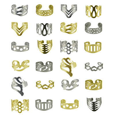 Wrap Rings Asst (100pcs)