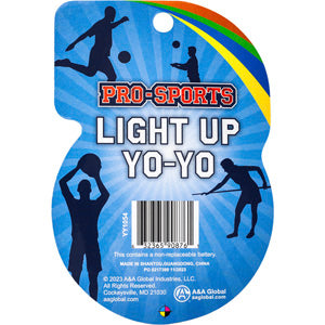 Light-Up Sports Yo-Yo Asst (12pcs)