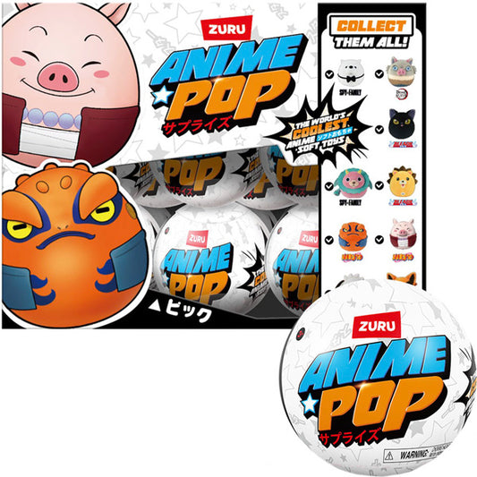 ZURU™ Anime' Pop Plush Asst Series 1 (24pcs)