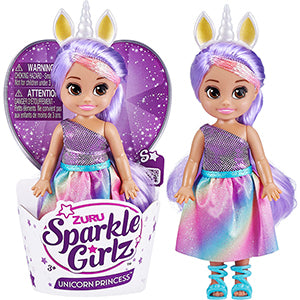 ZURU™ Sparkle Girls Unicorn Doll Cone 4.75in (24pcs)