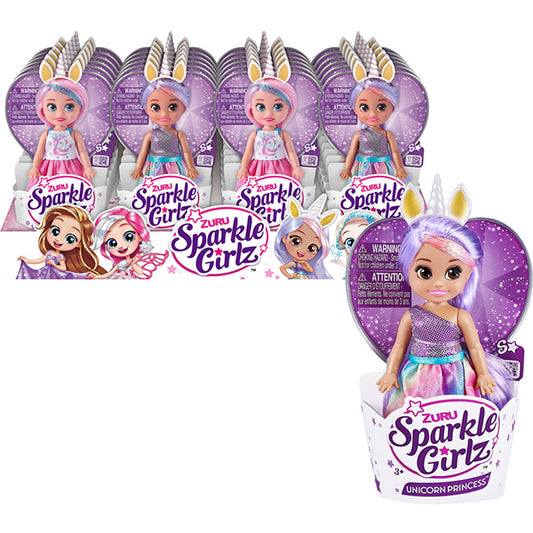 ZURU™ Sparkle Girls Unicorn Doll Cone 4.75in (24pcs)