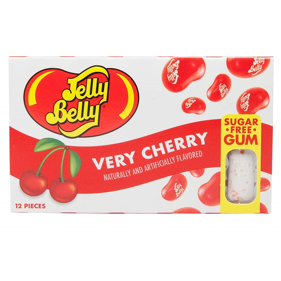 Front view of Jelly Belly® Very Cherry Sugar Free Gum