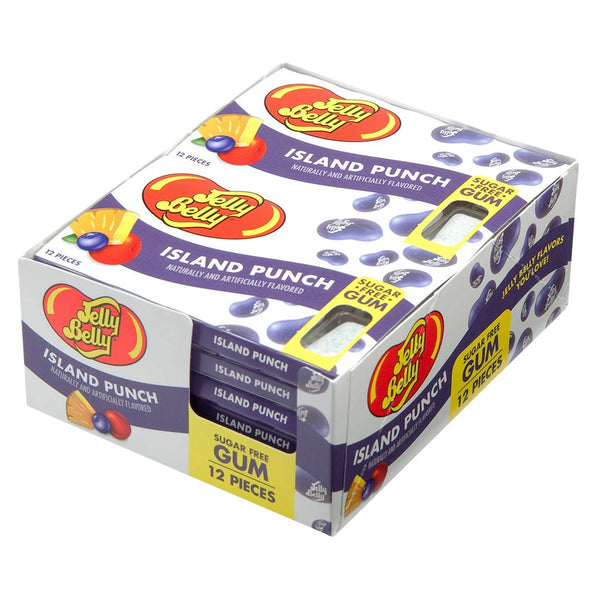 Carton of Jelly Belly® Island Punch Sugar-Free gum