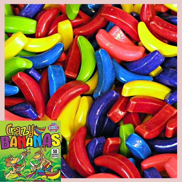 Crazy Bananas Candy 26.94 Lb Case | Gumball.com