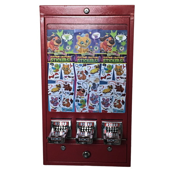 (9) CANDY VENDING MACHINE STICKERS LABELS - 2.5 x 2.5