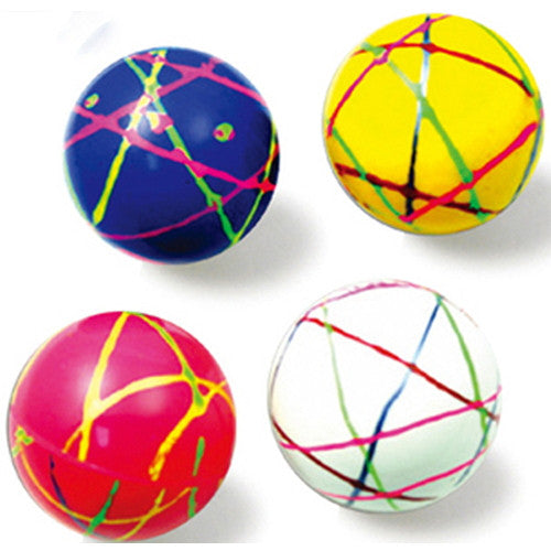 45 mm Color Stripe VII Bouncy Balls