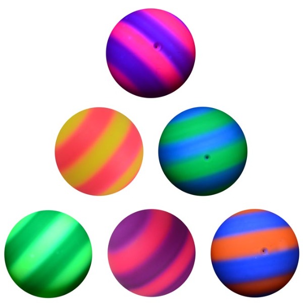 6 Inch Vinyl Two-Color Rainbow Balls