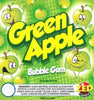 Display card for Zed green apple flavored gumballs