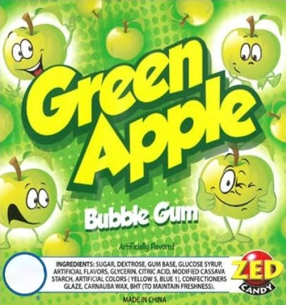 Zed Green Apple Gumballs (1