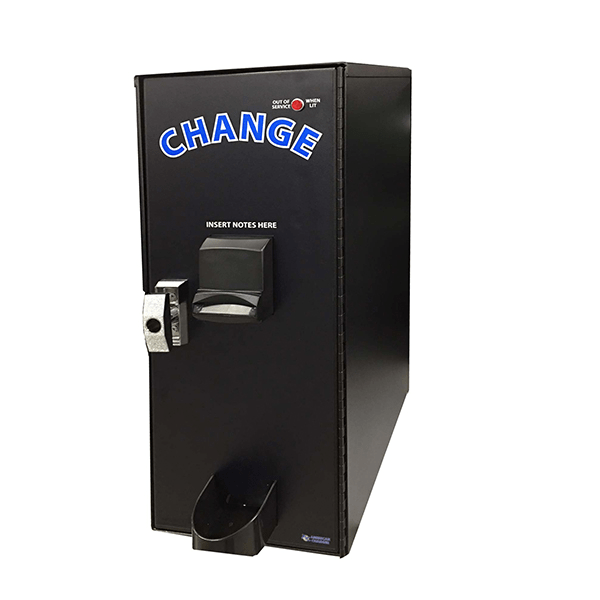 American Changer AC101 Bill-to-Coin Change Machine Left Side View Product Detail