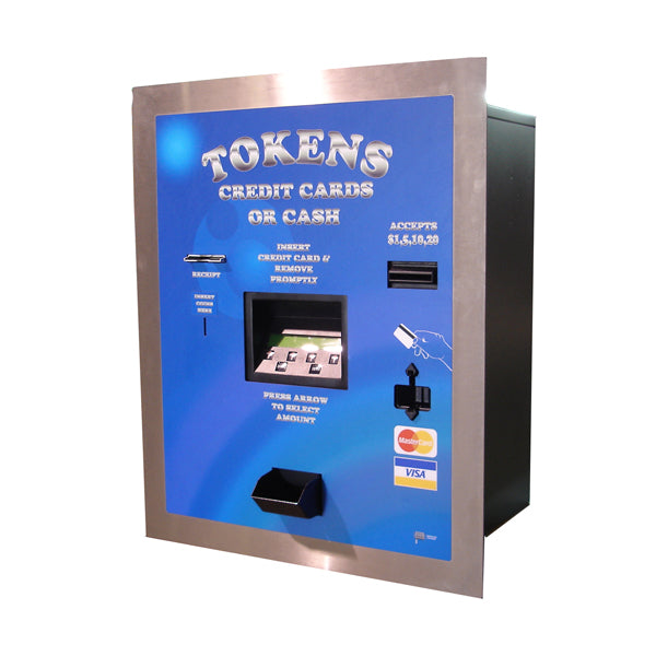 AC2207 Rear Load Cash or Credit Card-to-Token Dispenser Left View Product Image