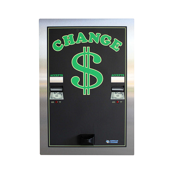 AC2225 Dual Bill-to-Coin Changer Front View Product Image