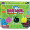 front side of Animal Stretchy yoyos collection display card