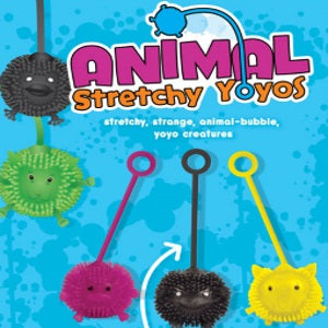 Stretchy Animal yoyo in 2 inch capsules