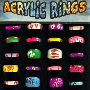 Acrylic Rings 1 Capsules Gumball Com