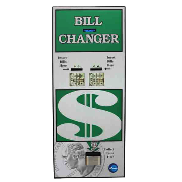 BC1600 Rear Load Bill-to-Coin Changer Front View Product Image