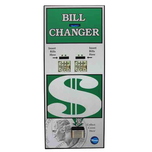 BC1600 Rear Load High Visibility Bill-to-Coin Changer Front View Product Image.jpg
