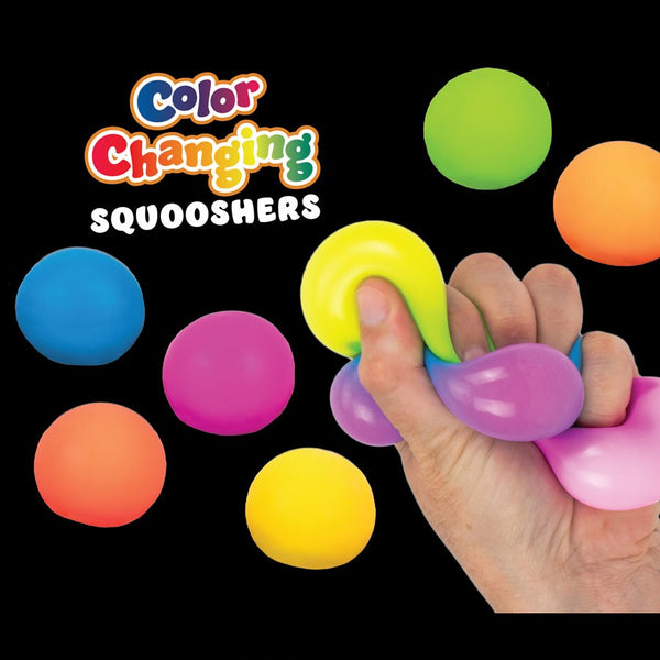 Black display card for the color changing squooshers 