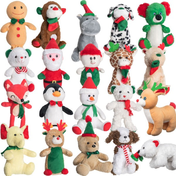Christmas Jumbo Generic Xmas Plush Toy Crane Claw Machine Mix Product Image Santa Claus Elf Elves Penguin Gingerbread Man