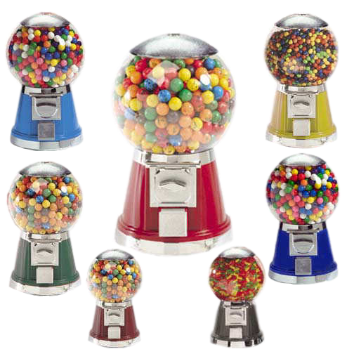 Color option for Titan Classic gumball & candy machine