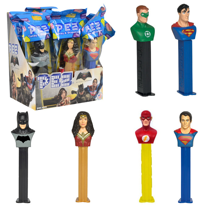 DC Comics Justice League Superhero Batman Superman Pez Dispensers