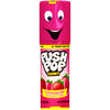 Front view of Push Pop strawberry candy