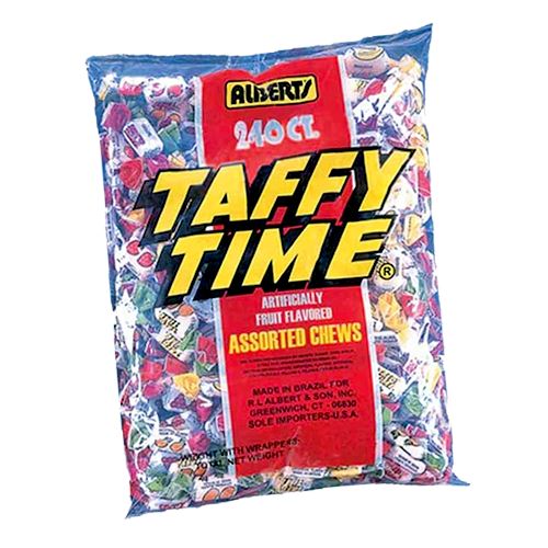 240 ct. bag of Alberts Taffy Time® fruit flavored chews 