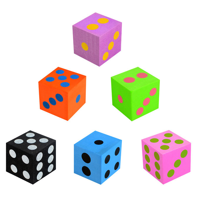 Bulk Foam Dice 60 ct