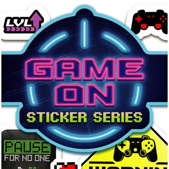 Game On vending stickers