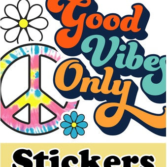 Good Vibes vending stickers