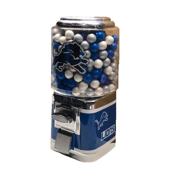 NFL Team Logo Custom Gumball Machine Product Image Detroit Lions