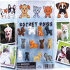 Real pictures of dogs and cats display card for Pocket Paws figurines