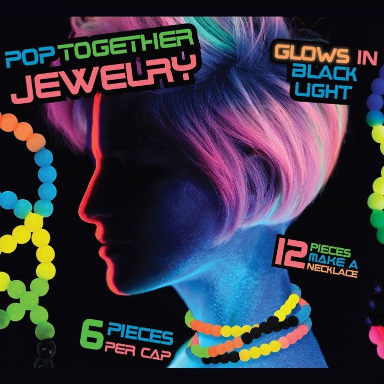Black display card for Pop Together Jewelry 
