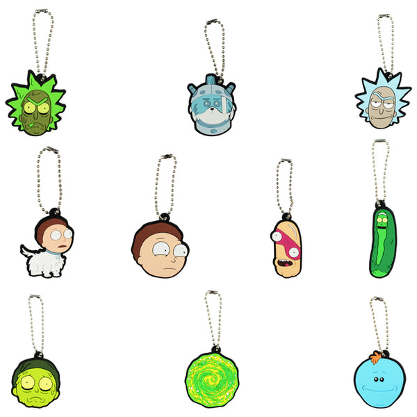Rick and Morty 2-D Figure Keychains 2" Capsules Product Detail