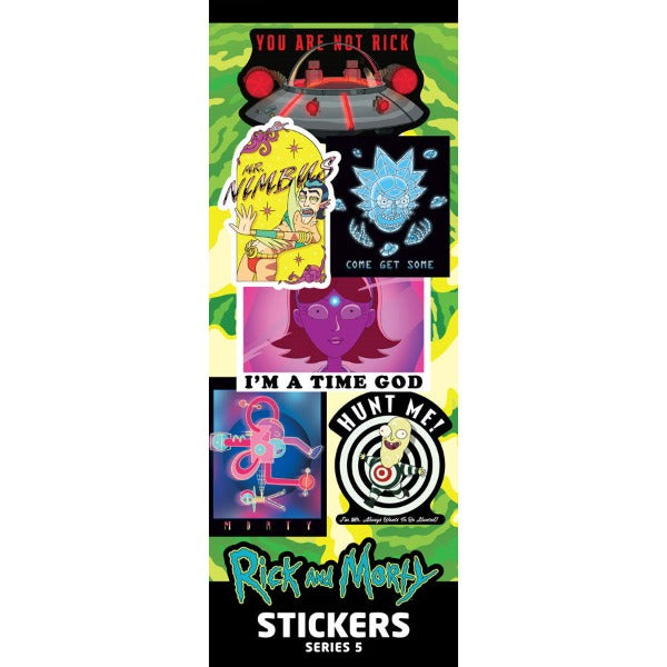 Rick and Morty Series #5 Stickers Product Detail