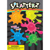 Display card for Splatterz balls in 1 inch capsules