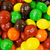 Close up image of Skittles brand candies