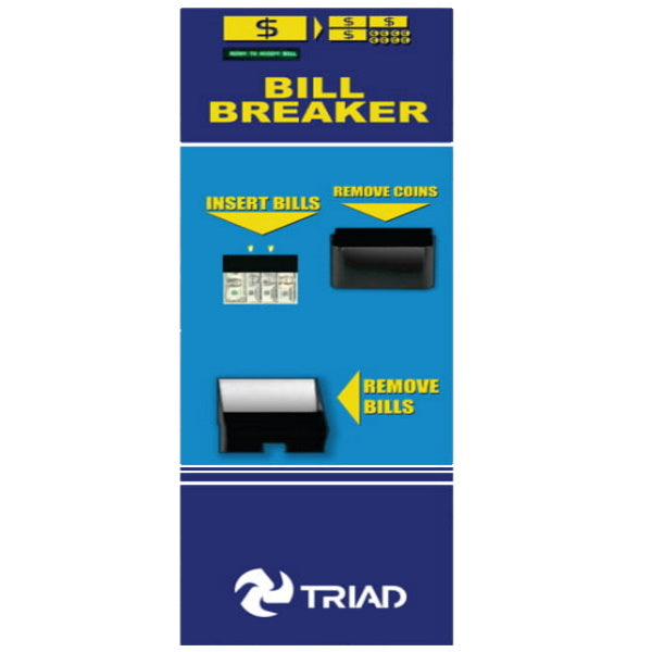  Triad 500RL Dual Rear Load Bill Breaker Change Machine Product Image