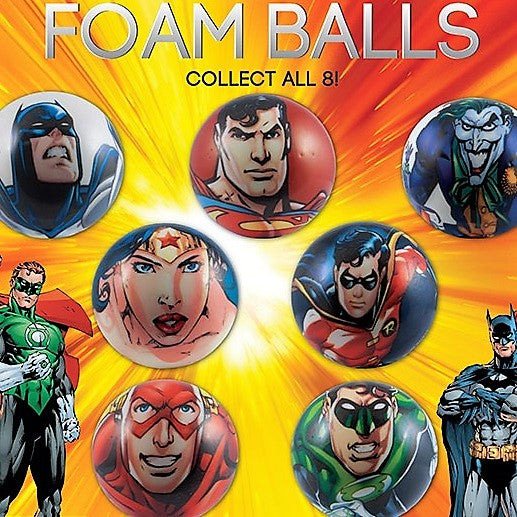 Bulk DC Comics Foam Balls 50 ct