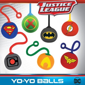 DC Comics Yo-Yo balls in 2" capsules